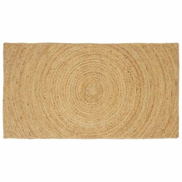 Vloerkleed Bruin 100 x 200 cm Jute 1