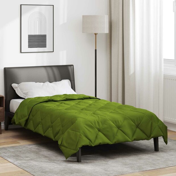 Zomerdekbed Groen 220 x 135 cm Microvezel 1