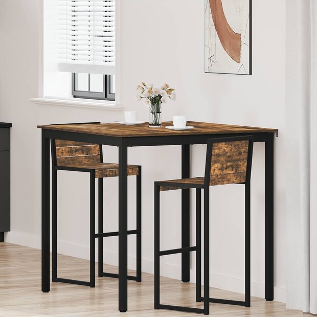 Eettafels Bewerkt hout 1