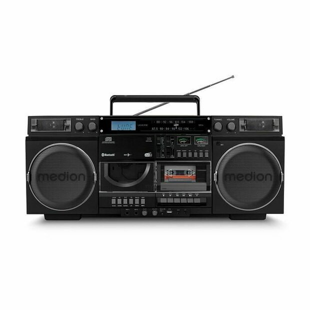 Radio met cassettespeler Medion Vintage 1