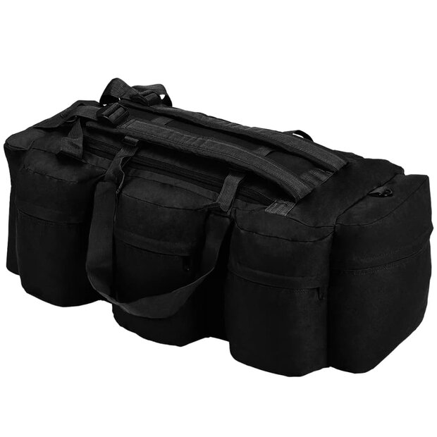 Plunjezak 3-in-1 legerstijl 45 L zwart 1