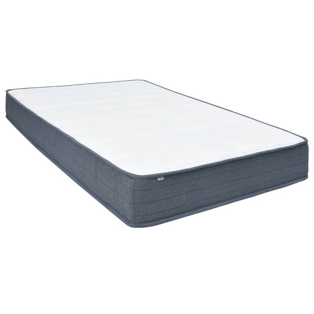 Boxspringmatras 190x140x20 cm medium zacht stof 1