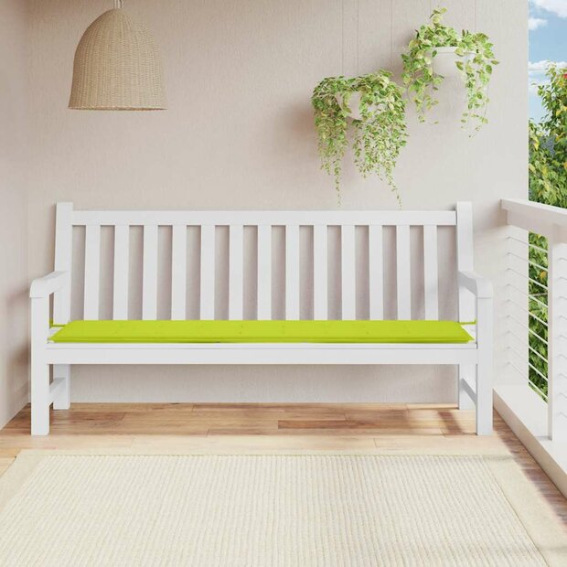 Tuinbankkussen 200x50x4 cm oxford stof heldergroen 1
