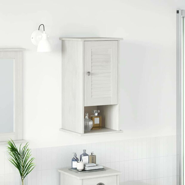 Badkamerkast met plank VIGO Wit en Antiek Wit 37 x 34 x 71,5 cm 1