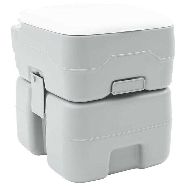 Camping Toilet Grijs 41,5 x 36,5 x 42 cm 1