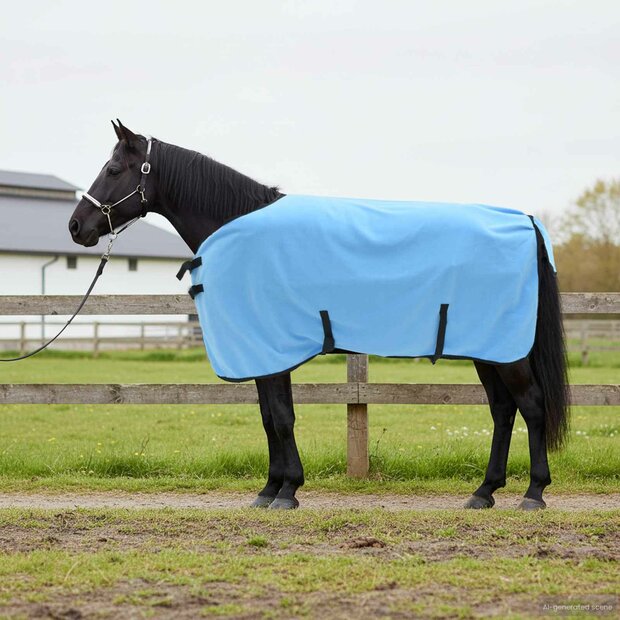 Paardendeken Volledige Aqua Polyester 1