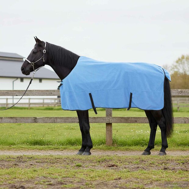 Paardendeken Volledige Aqua Polyester 1