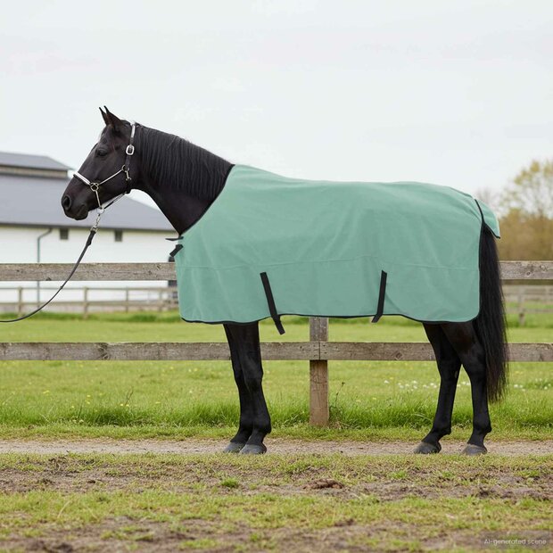 Paardendeken Speciale Groen Polyester 1