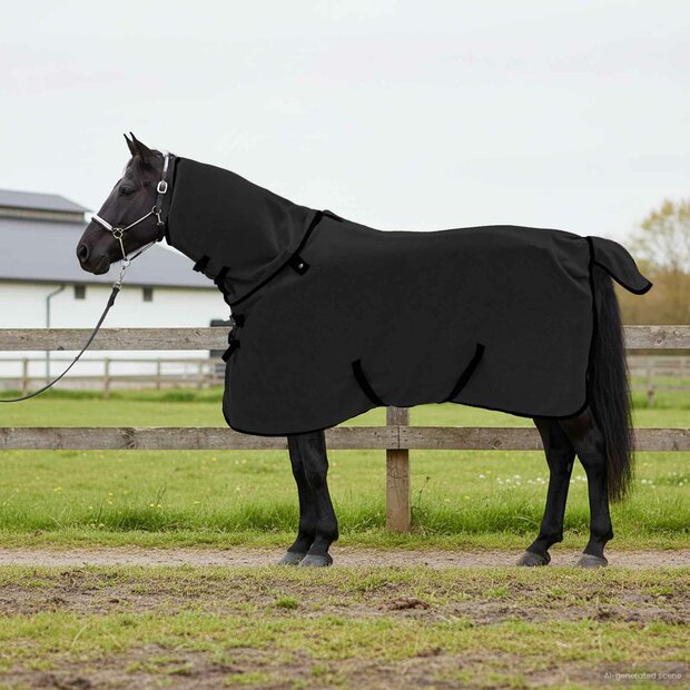 Paardendeken Zwart Polyester 1