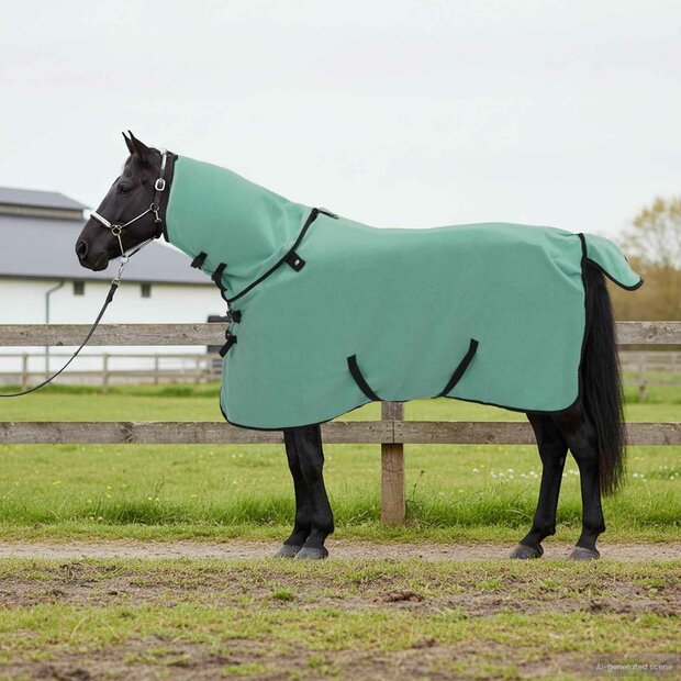 Paardendeken Speciale Groen Polyester 1