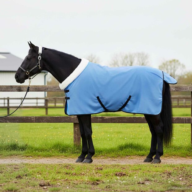 Paardendeken Volledige Aqua 95 cm Polar fleece 1