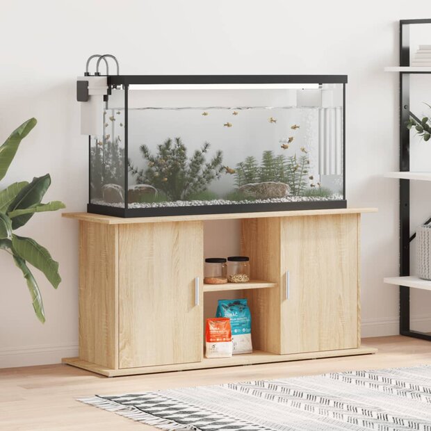 Aquariumstandaard Sonoma Eiken 121x41x58 cm Bewerkt Hout 1