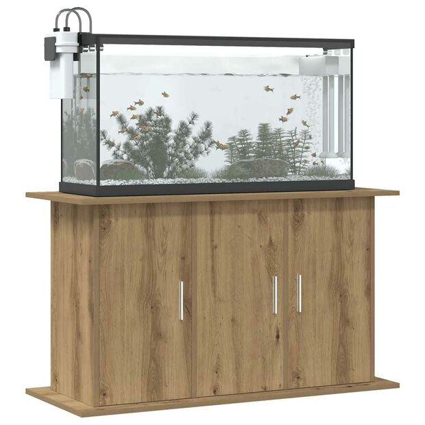 Aquariumstandaard Artisan Eikenhout 101x41x58 cm Bewerkt Hout 1