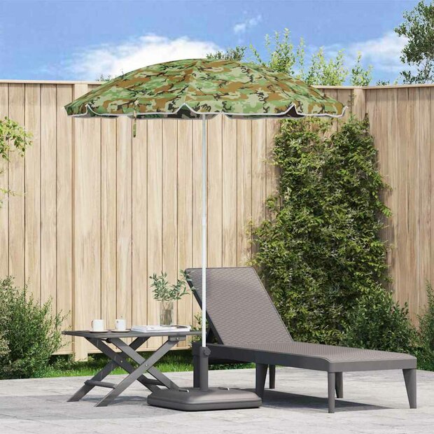Strandparasol Camouflage 206 x 206 x 212 cm Polyester en Metaal 1