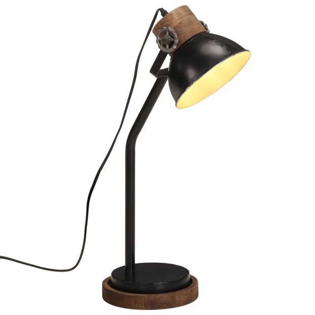 Bureaulamp 25 W E27 18x18x60 cm zwart 1