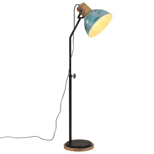 Vloerlamp 25 W E27 30x30x100-150 cm verweerd blauw 1