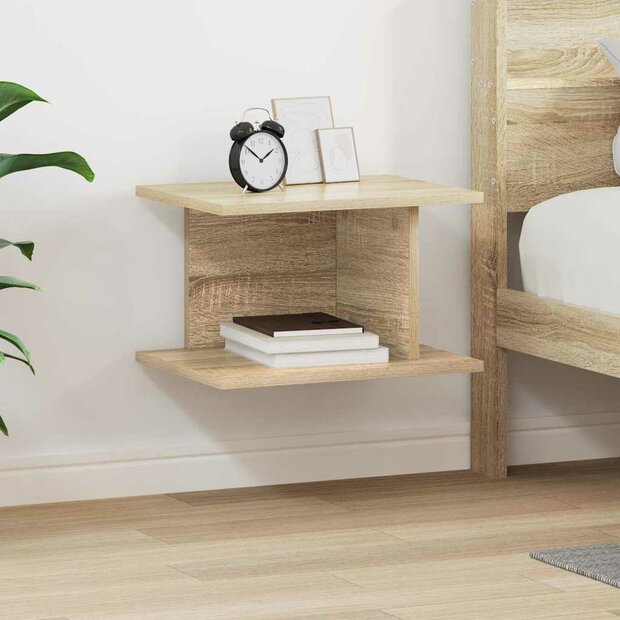 Nachtkastje Sonoma Eiken 40 x 30 x 25 cm Bewerkt hout 1