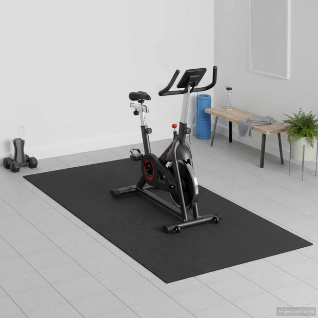 Sportbeschermmat Zwart 150 x 75 x 0,6 cm Hoogwaardige PVC 1