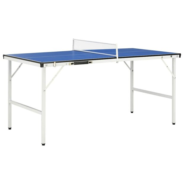 Tafeltennistafel 152x76x66 cm met net 152x76x66 cm blauw 1