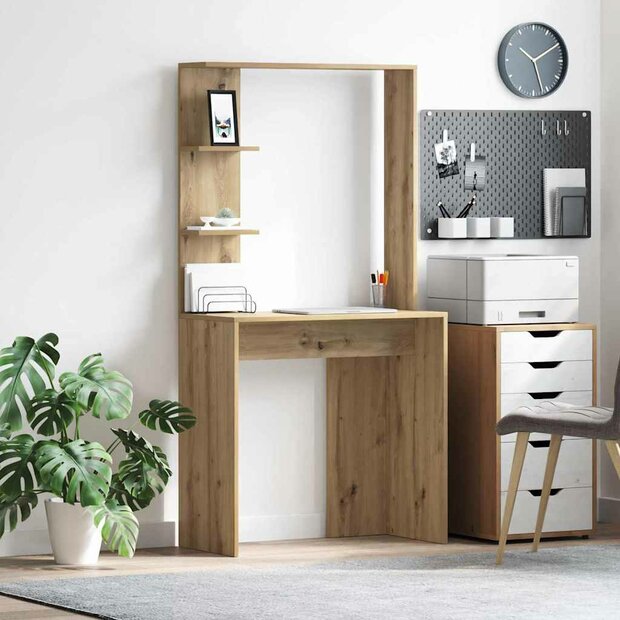 Bureau Artisan Eiken 78,5 x 37 x 154,5 cm Bewerkt hout 1