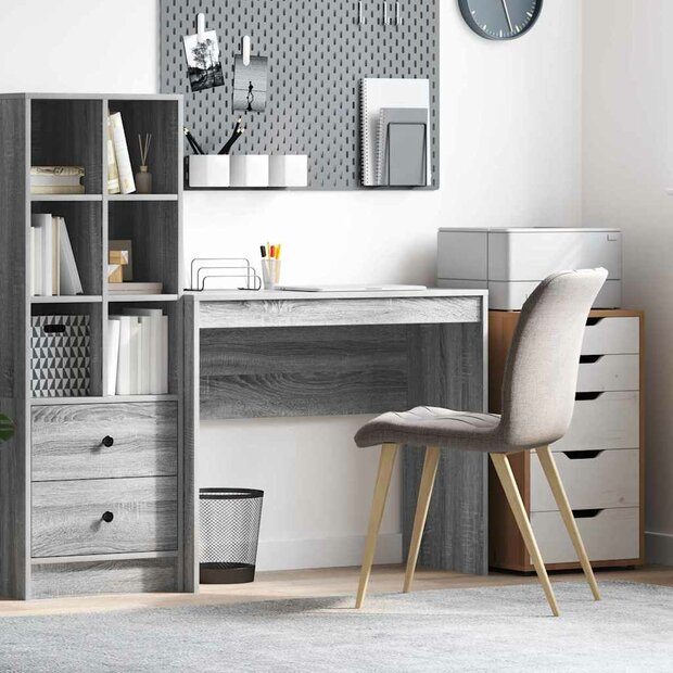 Bureau Grijs Sonoma 90 x 40 x 76 cm 1