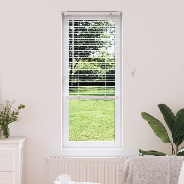 Venetiaanse Blind Verstelbaar Wit 150 x 40 cm PVC 1