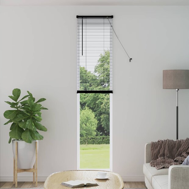 Venetiaanse Blind Verstelbaar Zwart 213 x 40 cm PVC 1