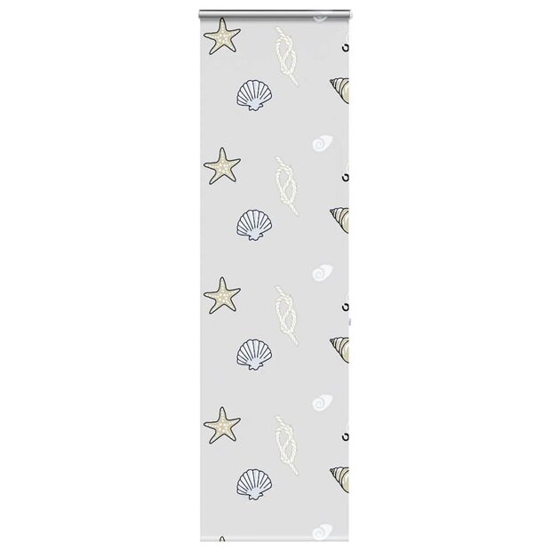 Doucherolgordijn met cassette 70x240 cm stofbreedte 66 cm 1