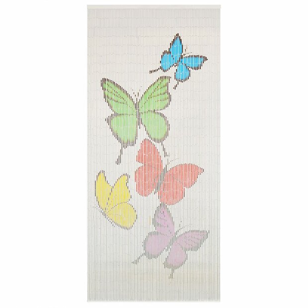 Vliegengordijn 90x200 cm bamboe 1