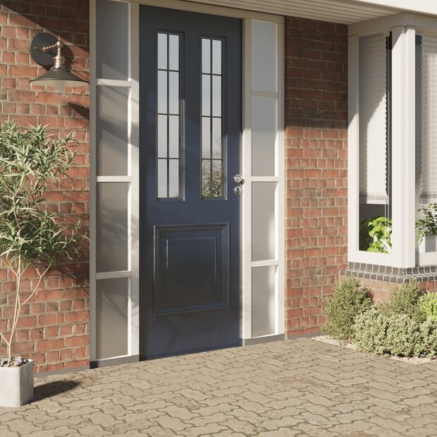 Raamfolies mat PVC transparantgrijs 1