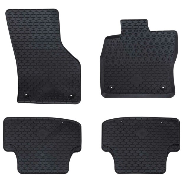 Automat 4 pcs Zwart geschikt voor Audi A3 2012-2020 Rubber 1