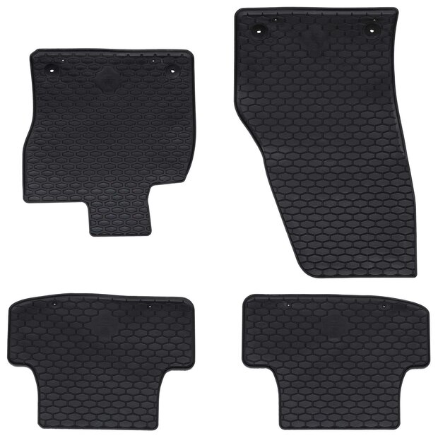 Automat 4 pcs Zwart geschikt voor VW T-ROC 2017- Rubber 1