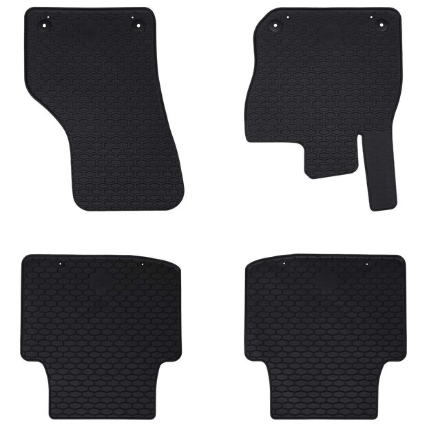 Automat 4 pcs Zwart Rubber 1
