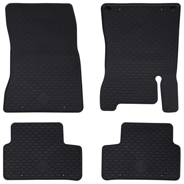 Automat 4 pcs Zwart geschikt voor MERCEDES a 2018- Rubber 1