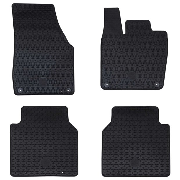 Automat 4 pcs Zwart geschikt voor VW ID.7 2023- Rubber 1