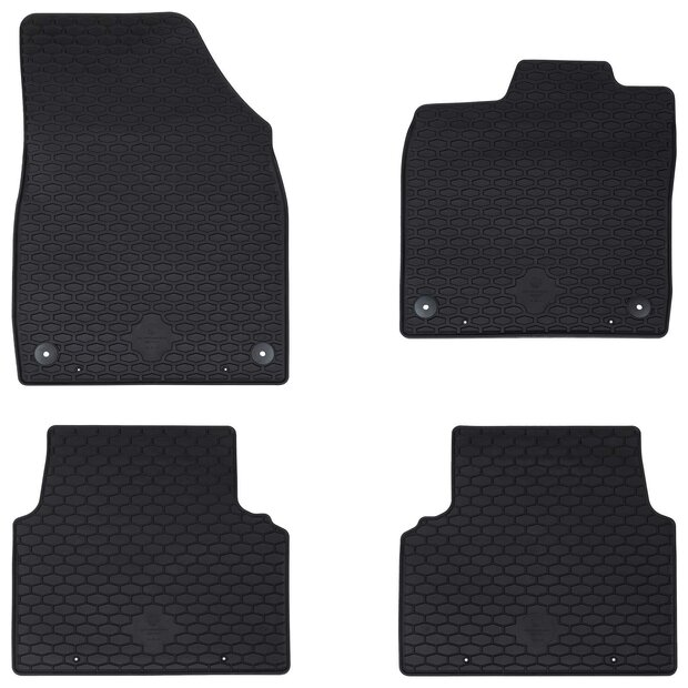 Automat 4 pcs Zwart geschikt voor VW ID.3 2019- Rubber 1