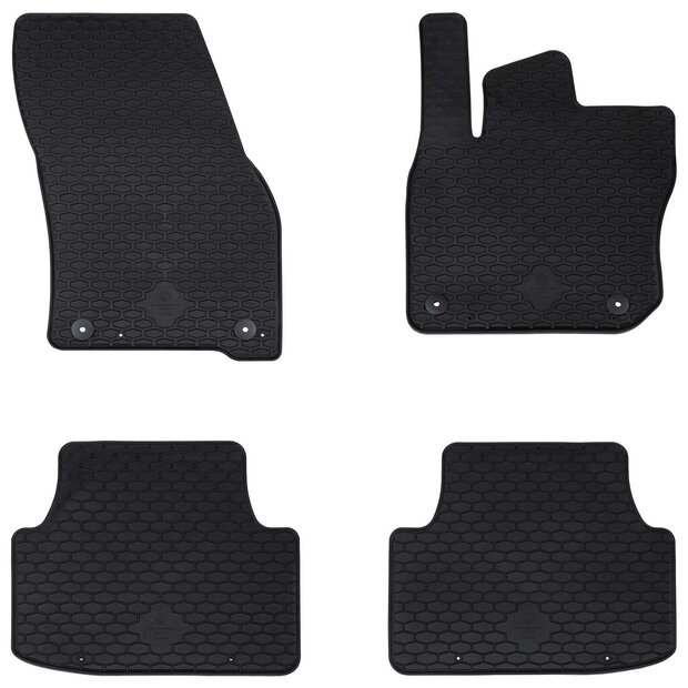 Automat 4 pcs Zwart Rubber 1