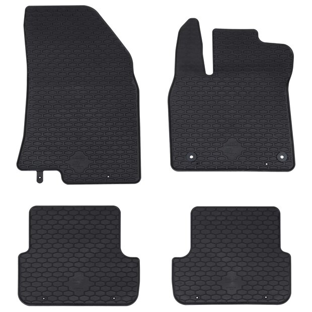 Automat 4 pcs Zwart geschikt voor SANDERO 2020- Rubber 1