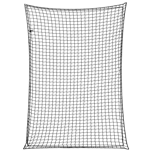 Aanhangwagennet elastisch touw 3,5x2,5 m polypropeen zwart 1