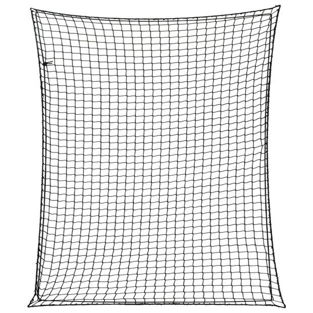 Aanhangwagennet elastisch touw 3,5x3 m polypropeen zwart 1