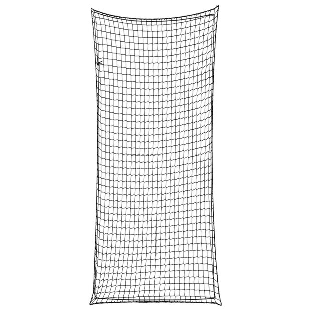 Aanhangwagennet elastisch touw 8x3,5 m polypropeen zwart 1