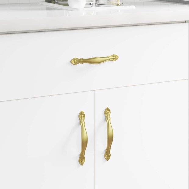 Handvat 2 pcs Goud 143 x 19,2 x 20 mm Zinklegering 1