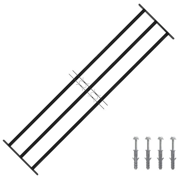 Raamhekwerk Zwart 174 x 45 cm Gepoedercoat staal 1