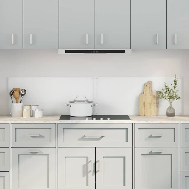Keuken Spatscherm 2 pcs Doorzichtig 90 x 40 cm gehard glas 1