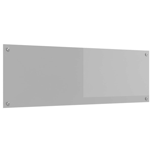 Keuken Spatscherm Lichtgrijs 120 x 40 cm gehard glas 1