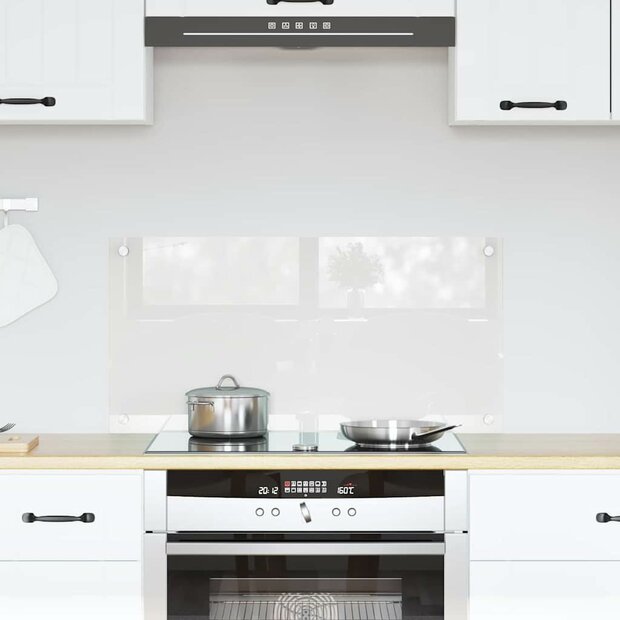 Keuken Achterwand Doorzichtig 80 x 40 cm gehard glas 1