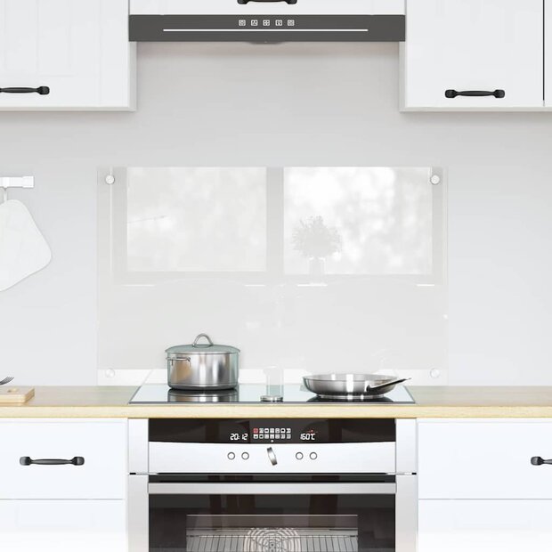 Keuken Achterwand Doorzichtig 80 x 50 cm gehard glas 1