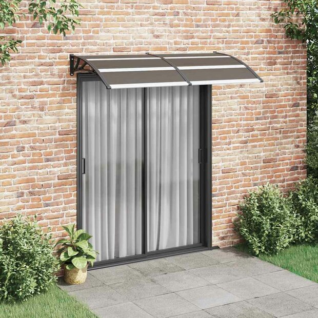 Deurluifel 200x100 cm PC zwart 1
