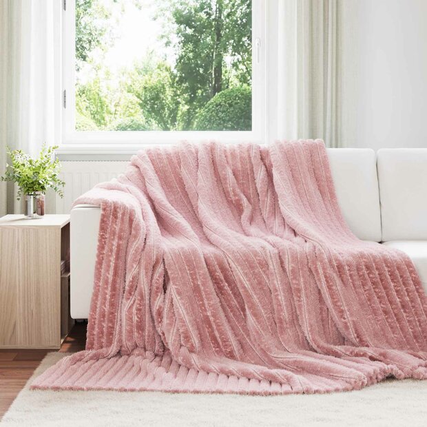 Gooi Deken Roze 240 x 220 cm Fleece 1