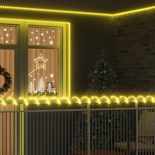 Touwenlicht met 240 LED Warmwit 10 m PVC 1